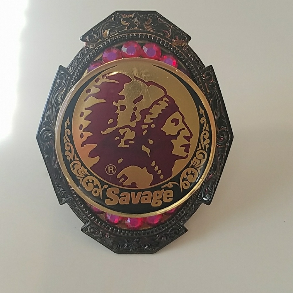 BABY'S ON FIRE RHINESTONE SAVAGE RING SAMPLE